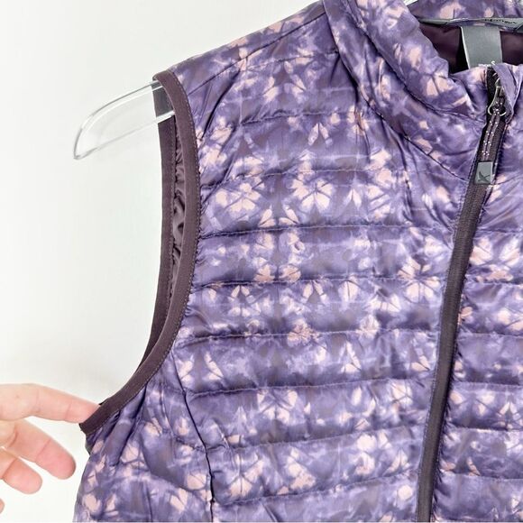 Eddie‎ Bauer Women’s EB700 Premium Down Front Zip Puffer Vest Purple Sz - Picture 11 of 16
